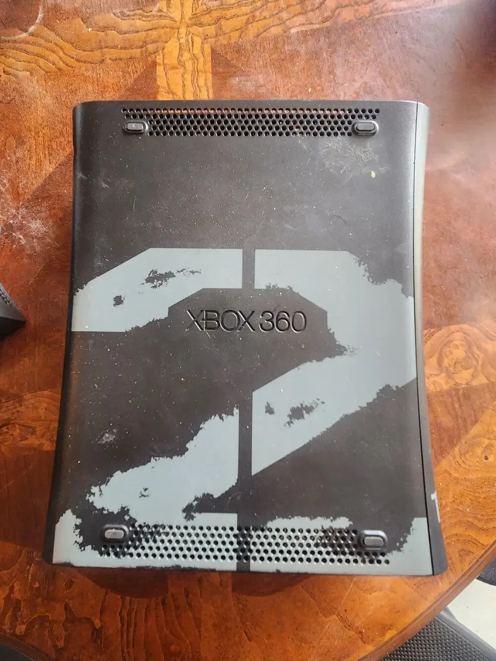 Xbox 360 Console TF-141 Camo Skin HDMI Power Cord Working